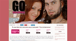 Desktop Screenshot of go-rencontres.com