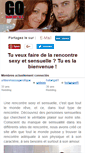Mobile Screenshot of go-rencontres.com