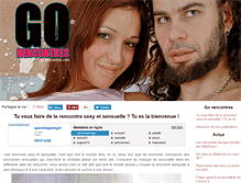 Tablet Screenshot of go-rencontres.com